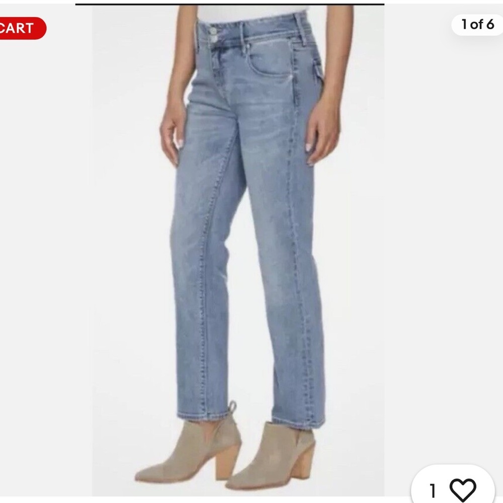 HUDSON LOS ANGELES MID-RISE Straight Jeans/Pants Women’s nwt